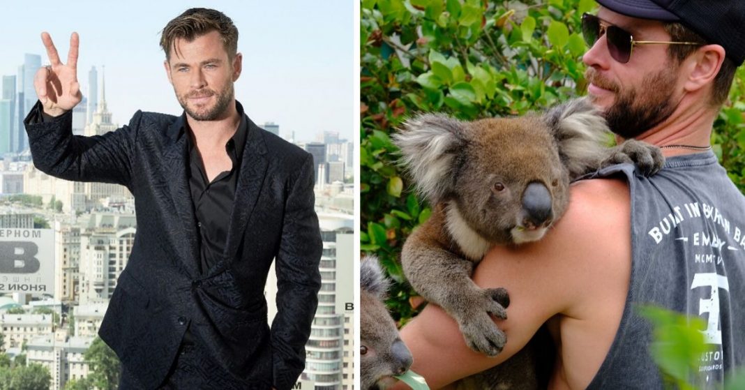 Chris Hemsworth doa R$ 4 milhões para ajuda na Austrália