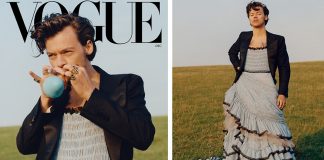 Harry Styles é o primeiro homem a sair na capa da Vogue!