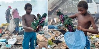 Garoto que achou uma árvore de Natal no lixão ganha surpresa da Multilaser