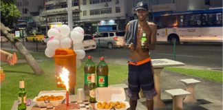 Vizinhos organizam festa surpresa para jovem sem-teto no RJ [Vídeo]