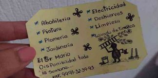 Homem em busca de emprego faz cartões à mão para oferecer serviços: “Isso é vontade de trabalhar!”