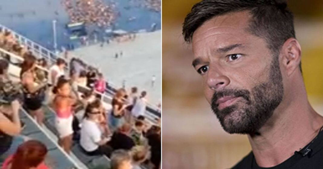 Show caótico de Ricky Martin em Vélez: uma praga de “piolhos” atacou os fãs