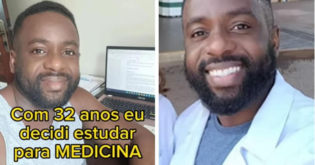 Brasileiro criado em comunidade passa em Medicina aos 32 e vai virar doutor (VÍDEO)